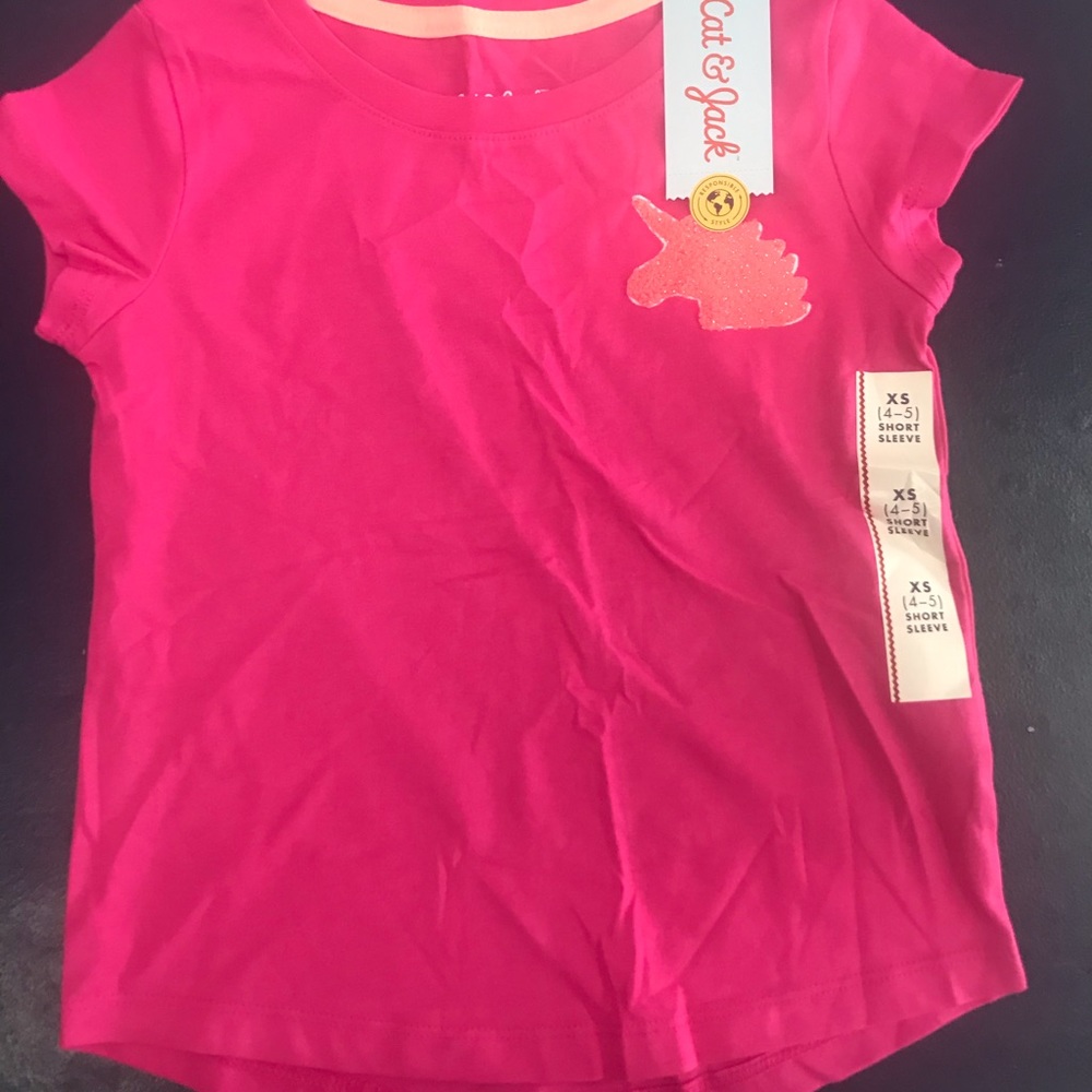 Girls pink t-shirt “Cat & Jack”’